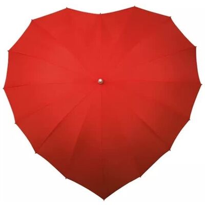 Youtrendy Manualny parasol damski serce czerwień Youtrendy Manualny parasol damski serce czerwień