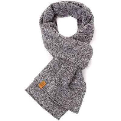 Brødrene Męski elegancki szal męski na zimę brodrene s1 jasnoszara mulina Brødrene Męski elegancki szal męski na zimę brodrene s1 jasnoszara mulina
