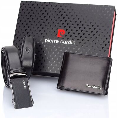 Gracio Męski portfel i pasek zestaw skórzany Pierre Cardin BOX Prezentowy Gracio Męski portfel i pasek zestaw skórzany Pierre Cardin BOX Prezentowy