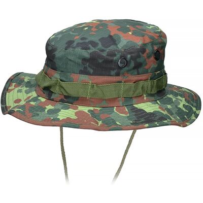 Mfh Kapelusz Boonie Hat Us Rip-Stop Flecktarn - Flecktarn - S Mfh Kapelusz Boonie Hat Us Rip-Stop Flecktarn - Flecktarn - S