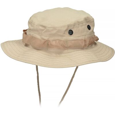 Mfh Kapelusz Boonie Hat Us Rip-Stop Khaki - Khaki - M Mfh Kapelusz Boonie Hat Us Rip-Stop Khaki - Khaki - M