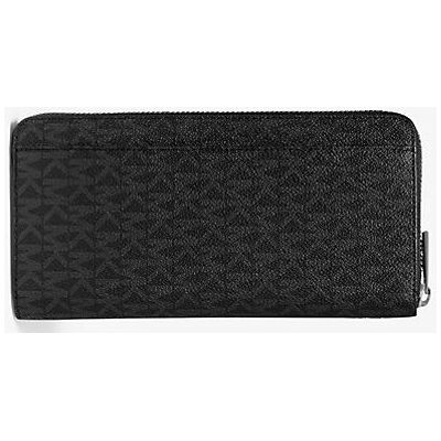 MICHAEL KORS Portfel damski duży poziomy skórzany czarny GREYSON MICHAEL KORS Portfel damski duży poziomy skórzany czarny GREYSON