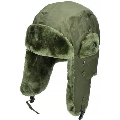 Mil-Tec Czapka Uszatka Ma1 Olive - Olive - S Mil-Tec Czapka Uszatka Ma1 Olive - Olive - S