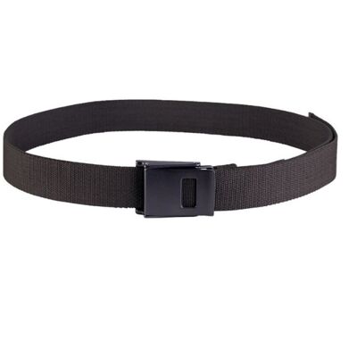 Mil-Tec Pas Parciany z Metalową Klamrą 40mm Czarny Mil-Tec Pas Parciany z Metalową Klamrą 40mm Czarny