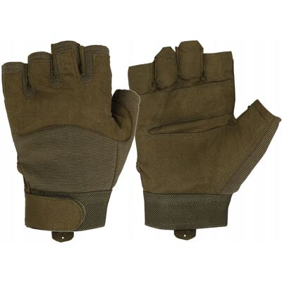 Mil-Tec Rękawice Rękawiczki Bez Palców Army Olive L Mil-Tec Rękawice Rękawiczki Bez Palców Army Olive L