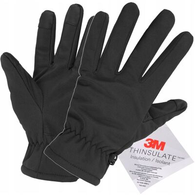 Mil-Tec Rękawice Rękawiczki Zimowe Softshell Thinsulate Do Ekranów Dotykowych Czarne S Mil-Tec Rękawice Rękawiczki Zimowe Softshell Thinsulate Do Ekranów Dotykowych Czarne S
