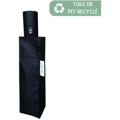 Smati Mini parasol eko, automat, czarny Smati Mini parasol eko, automat, czarny