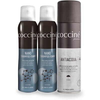 Nano Szampon X2 I Impregnat Do Butów Coccine Zestaw 3w1 Nano Szampon X2 I Impregnat Do Butów Coccine Zestaw 3w1