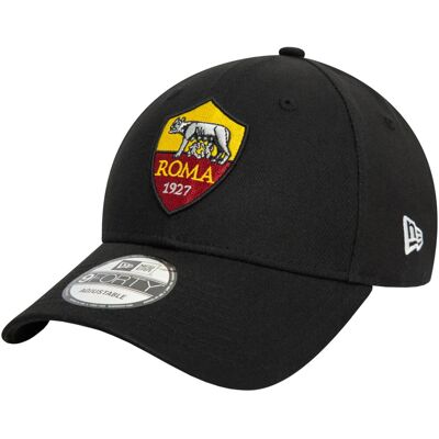 New Era Core 9FORTY AS Roma Cap 60572396, Mężczyzna, Czapka z daszkiem, Czarny New Era Core 9FORTY AS Roma Cap 60572396, Mężczyzna, Czapka z daszkiem, Czarny