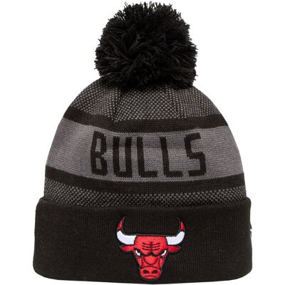 New Era Jake Cuff Beanie Chicago Bulls Hat 60565217, Mężczyzna, Czapka, Szary New Era Jake Cuff Beanie Chicago Bulls Hat 60565217, Mężczyzna, Czapka, Szary
