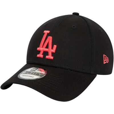 New Era League Essentials 940 Los Angeles Dodgers Cap 60435202, Mężczyzna, Czapka z daszkiem, Czarny New Era League Essentials 940 Los Angeles Dodgers Cap 60435202, Mężczyzna, Czapka z daszkiem, Czarny