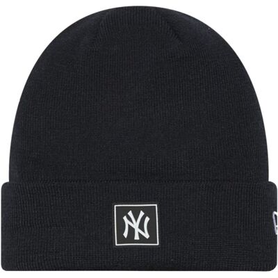 New Era Team Cuff Beanie New York Yankees Hat 60284968, Mężczyzna, Czapka, Czarny New Era Team Cuff Beanie New York Yankees Hat 60284968, Mężczyzna, Czapka, Czarny