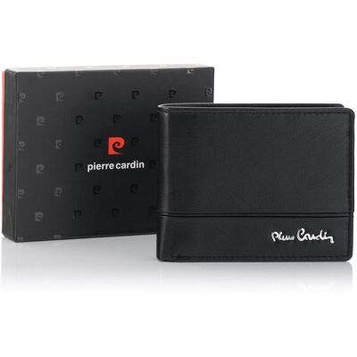 Pierre Cardin Nieduży Elegancki Portfel Męski Ys605 323 Z Rfid - Czarny Pierre Cardin Nieduży Elegancki Portfel Męski Ys605 323 Z Rfid - Czarny