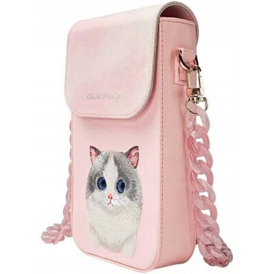 Inny producent Nimmy torebka na telefon różowy/pink Big Eyed Pet 2.0 Cat Inny producent Nimmy torebka na telefon różowy/pink Big Eyed Pet 2.0 Cat