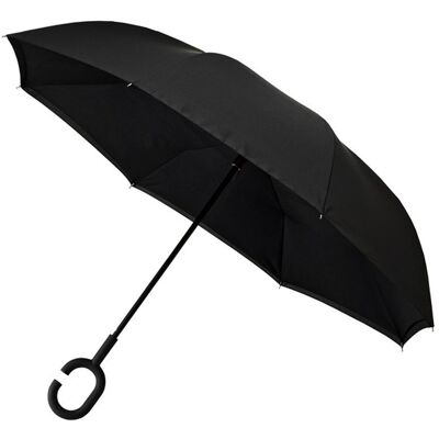 Youtrendy Odwrócony parasol z podwójnym materiałem Revers czerń Youtrendy Odwrócony parasol z podwójnym materiałem Revers czerń