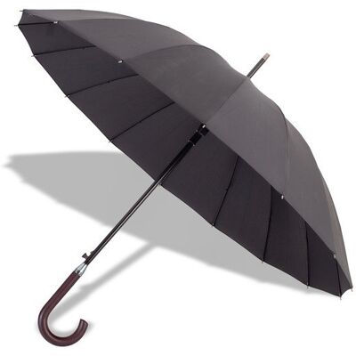 Inny producent Parasol 16 panelowy Thun, czarny Inny producent Parasol 16 panelowy Thun, czarny