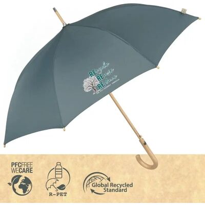 inna (Inny) Parasol automatyczny długi laska Perletti Green zielony drewniana rączka inna (Inny) Parasol automatyczny długi laska Perletti Green zielony drewniana rączka