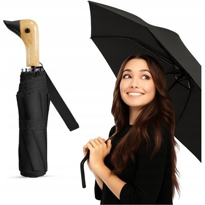 Inny producent PARASOL AUTOMATYCZNY PARASOLKA CZARNA Z POKROWCEM DUCKHEAD 95cm Inny producent PARASOL AUTOMATYCZNY PARASOLKA CZARNA Z POKROWCEM DUCKHEAD 95cm