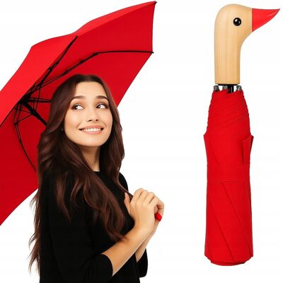 Inny producent PARASOL AUTOMATYCZNY PARASOLKA CZERWONA Z POKROWCEM DUCKHEAD 95cmNA PREZENT Inny producent PARASOL AUTOMATYCZNY PARASOLKA CZERWONA Z POKROWCEM DUCKHEAD 95cmNA PREZENT