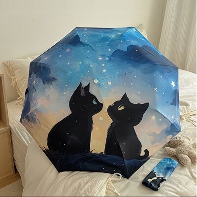 Inny producent PARASOL AUTOMATYCZNY PARASOLKA W KOTY CZARNY KOT KAWAII ANIME POP ART Inny producent PARASOL AUTOMATYCZNY PARASOLKA W KOTY CZARNY KOT KAWAII ANIME POP ART
