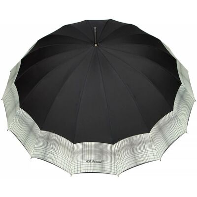 PARASOL DAMSKI 16 KLINOWY czarny PARASOL DAMSKI 16 KLINOWY czarny