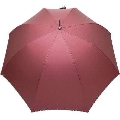 Parasol damski Automat metalik bordo Wiatroodporny Parasol damski Automat metalik bordo Wiatroodporny