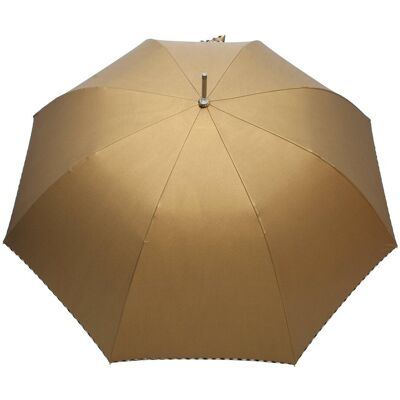 Parasol damski Metalik Złoty - Automatyczny, Wiatroodporny Parasol damski Metalik Złoty - Automatyczny, Wiatroodporny