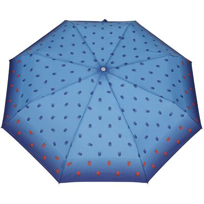 Fisher & Paykel Parasol damski pełny automat - Jaskółki na niebieskim Wiatroodporny Fisher & Paykel Parasol damski pełny automat - Jaskółki na niebieskim Wiatroodporny