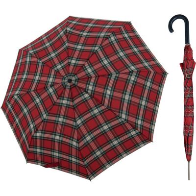 Parasol długi Doppler Carbonsteel Long AC Stick Karo Red Parasol długi Doppler Carbonsteel Long AC Stick Karo Red