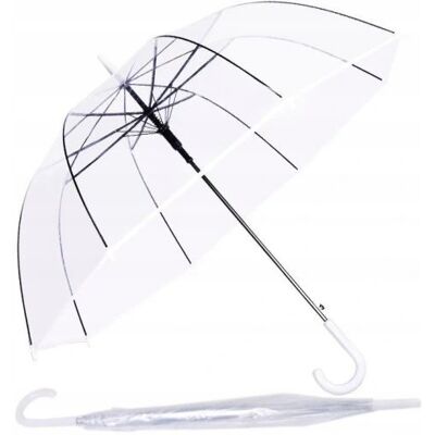 inna (Inny) Parasol Do Slubu Xxl Ślubny Duzy 107Cm Parasolka Dla Pary Bezbarwna inna (Inny) Parasol Do Slubu Xxl Ślubny Duzy 107Cm Parasolka Dla Pary Bezbarwna