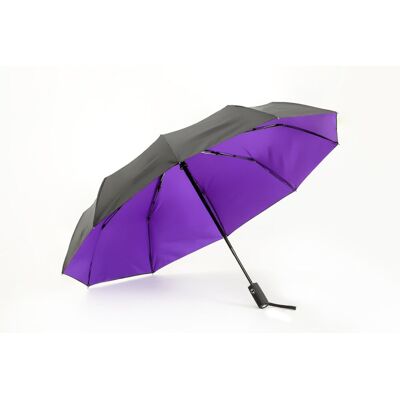 KRAGO ACCESSORIES Parasol Double 10-szprychowy, automatyczny z podwójną czaszą fioletowy KRAGO ACCESSORIES Parasol Double 10-szprychowy, automatyczny z podwójną czaszą fioletowy