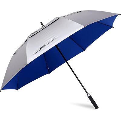 Inny producent Parasol Golfowy Duży Automatyczny Wiatroodporny UV 157 cm Srebrny Inny producent Parasol Golfowy Duży Automatyczny Wiatroodporny UV 157 cm Srebrny