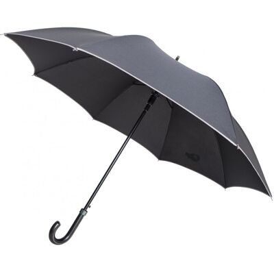 Parasol męski automat XL z lamówką szarą Parasol męski automat XL z lamówką szarą