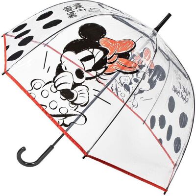 Cerda Parasol Minnie od Disney'a - Oficjalny, średnica 53 cm, materiał: poliester/metal Cerda Parasol Minnie od Disney'a - Oficjalny, średnica 53 cm, materiał: poliester/metal