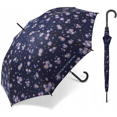 Parasol Parasolka Damska Benetton Długa Kwiaty Automatyczna Parasol Parasolka Damska Benetton Długa Kwiaty Automatyczna