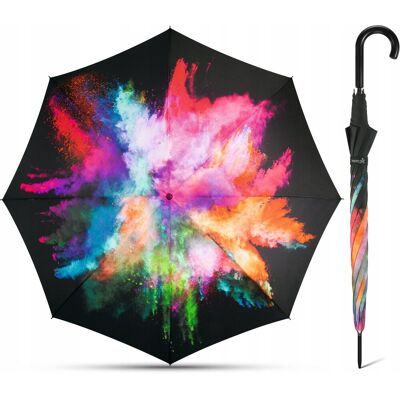 Parasol parasolka damska happy rain długa kosmos Parasol parasolka damska happy rain długa kosmos