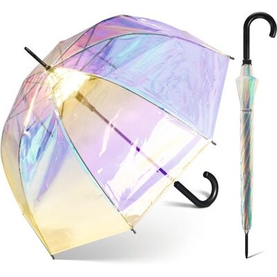 Parasol Parasolka Damska Happy Rain Przezroczysta Parasol Parasolka Damska Happy Rain Przezroczysta