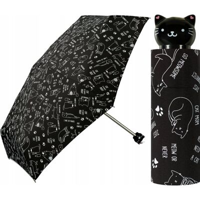 Parasol parasolka damska ultra mini happy rain kot Parasol parasolka damska ultra mini happy rain kot
