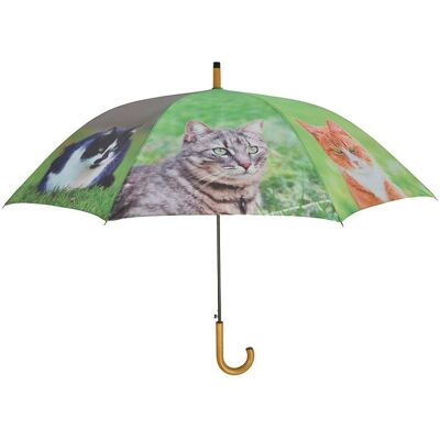 Esschert Design Parasol Przeciwdeszczowy Z Motywem Kotów Parasolka Esschert Design Parasol Przeciwdeszczowy Z Motywem Kotów Parasolka