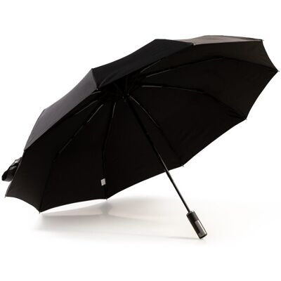 KRAGO ACCESSORIES Parasol Ring składany 10-szprychowy, automatyczny 115 cm czarny KRAGO ACCESSORIES Parasol Ring składany 10-szprychowy, automatyczny 115 cm czarny