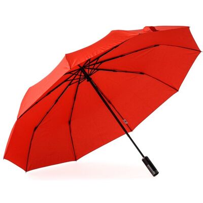 KRAGO ACCESSORIES Parasol Ring składany 10-szprychowy, automatyczny 115 cm czerwony KRAGO ACCESSORIES Parasol Ring składany 10-szprychowy, automatyczny 115 cm czerwony