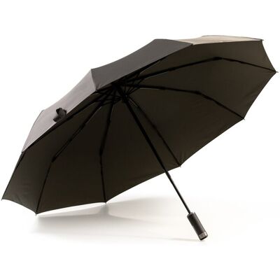 KRAGO ACCESSORIES Parasol Ring składany 10-szprychowy, automatyczny 115 cm szary KRAGO ACCESSORIES Parasol Ring składany 10-szprychowy, automatyczny 115 cm szary