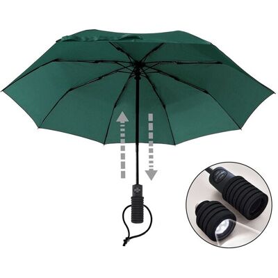 Parasol turystyczny Euroschirm Light Trek Automatic Flashlite - dark green Parasol turystyczny Euroschirm Light Trek Automatic Flashlite - dark green