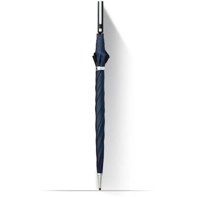 KRAGO ACCESSORIES Parasol typu laska Blue Silver KRAGO ACCESSORIES Parasol typu laska Blue Silver