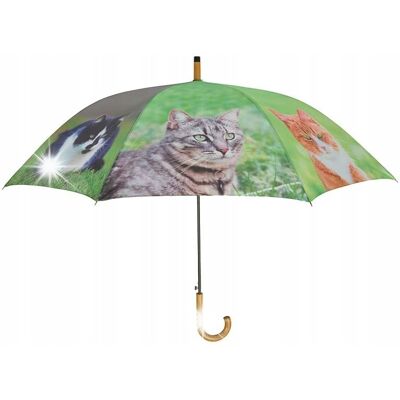 Inny producent Parasol z motywem kotów 120cm Automatyczny Długi kolorowy Koty Parasolka Inny producent Parasol z motywem kotów 120cm Automatyczny Długi kolorowy Koty Parasolka