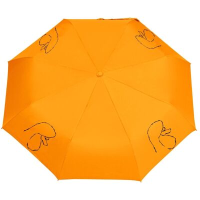 Manu24 Parasol z Psami Parasolka Pudel Składana, Lekka, Wiatroodporna Pomarańczowy Manu24 Parasol z Psami Parasolka Pudel Składana, Lekka, Wiatroodporna Pomarańczowy