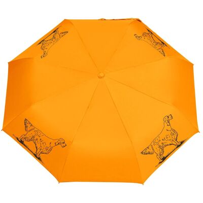 Manu24 Parasol z Psami Parasolka Setter Składana, Lekka, Wiatroodporna Pomarańczowy Manu24 Parasol z Psami Parasolka Setter Składana, Lekka, Wiatroodporna Pomarańczowy