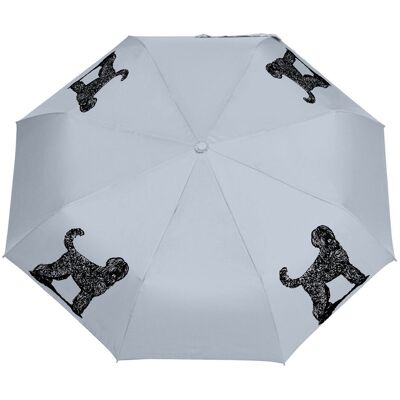 Manu24 Parasol z Psami Parasolka Terrier rosyjski Składana, Lekka, Wiatroodporna Szary Manu24 Parasol z Psami Parasolka Terrier rosyjski Składana, Lekka, Wiatroodporna Szary