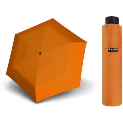 Parasolka damska do kieszeni lub torebki DOPPLER Fiber Havanna tylko 140 g, pomarańczowa Parasolka damska do kieszeni lub torebki DOPPLER Fiber Havanna tylko 140 g, pomarańczowa