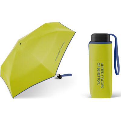 Parasolka do kieszeni lub torebki 17 cm składana na 5 BENETTON, oliwkowa Parasolka do kieszeni lub torebki 17 cm składana na 5 BENETTON, oliwkowa